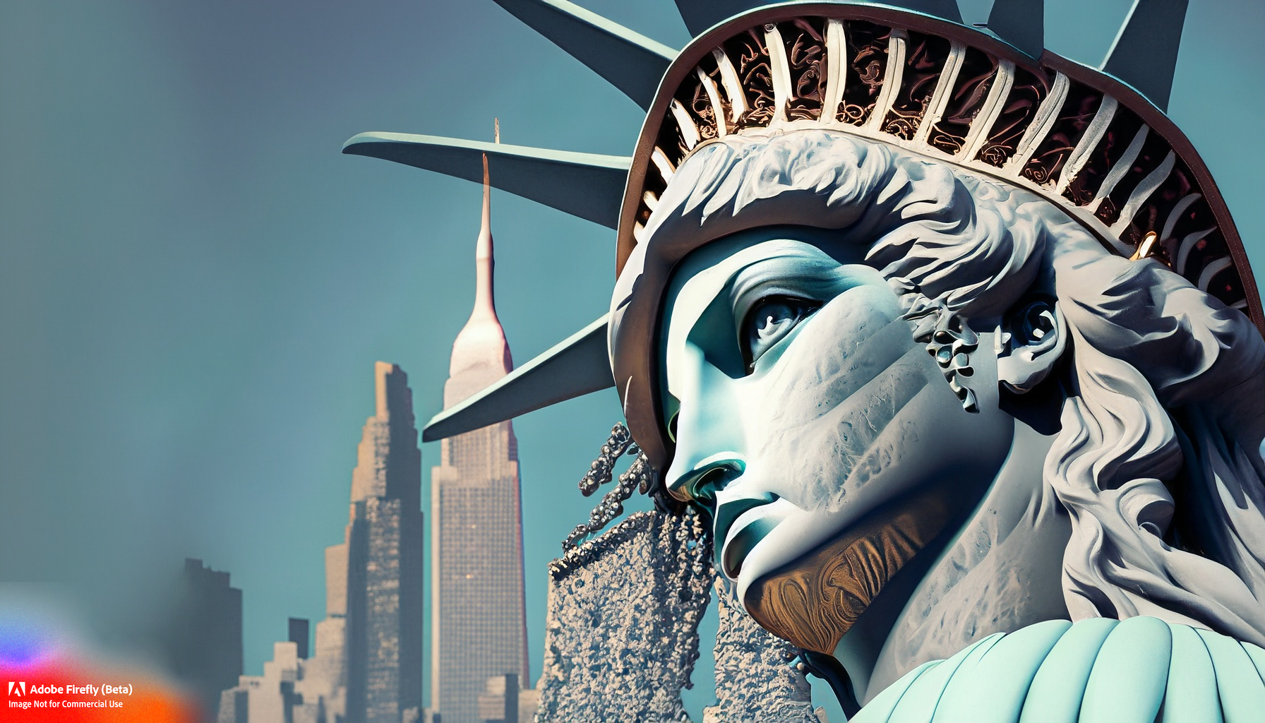 Jugendliche stehlen Kupfer von Freiheitsstatue - Verurteilung zu drei Jahren Haft