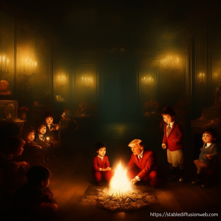 Donald Trump hat entführte Kinder in seinem Keller?